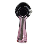 Dichroic Ebony and Gold Beaded Glass On sale