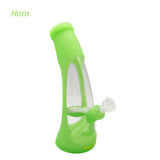 Horn Silicone Glass Water Pipe On sale