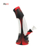 Horn Silicone Glass Water Pipe On sale