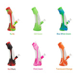 Horn Silicone Glass Water Pipe On sale