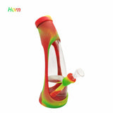 Horn Silicone Glass Water Pipe On sale