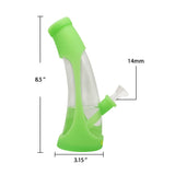 Horn Silicone Glass Water Pipe On sale