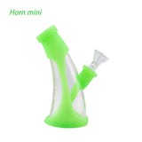 Mini Horn Silicone Glass Bubbler On sale