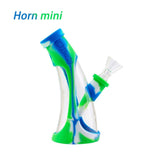 Mini Horn Silicone Glass Bubbler On sale