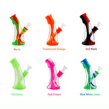 Mini Horn Silicone Glass Bubbler On sale