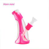 Mini Horn Silicone Glass Bubbler On sale