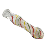 Rasta Glow Chillum On sale
