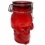 Skull Glass Container (250ml/large) On sale