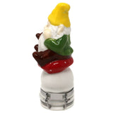 Smoking Gnome Porcelain Container On sale