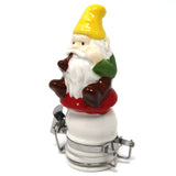 Smoking Gnome Porcelain Container On sale