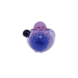 Clear Purple Glass Pipe On sale
