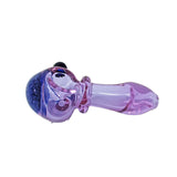 Clear Purple Glass Pipe On sale