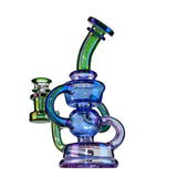 Electroplated Blue-green Recycler Rig 7 On sale