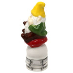 Smoking Gnome Porcelain Container On sale